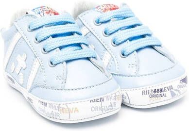 Premiata Kids Sneakers met logopatch Blauw