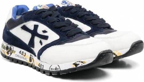 Premiata Kids Zac sneakers met vlakken Wit