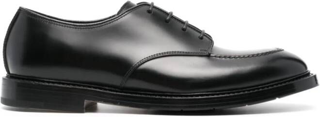 Premiata lace-up leather derby shoes Zwart