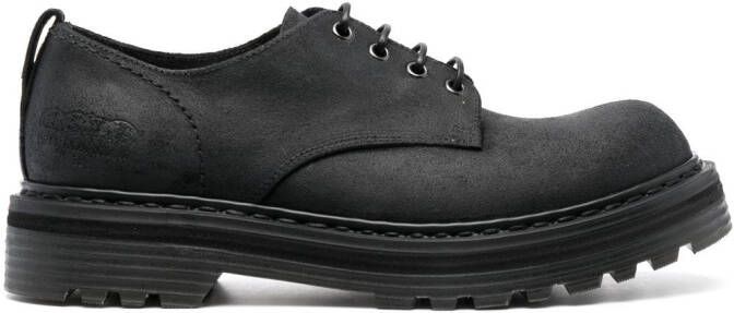 Premiata Leren derby schoenen Zwart