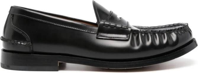 Premiata Leren loafers Zwart