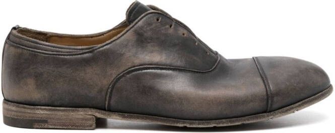 Premiata Leren Oxford schoenen Zwart