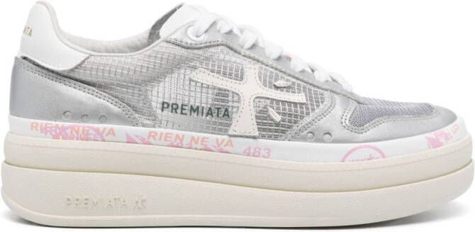 Premiata Leren sneakers Grijs