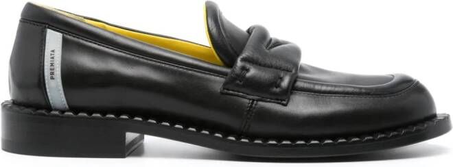 Premiata Loafers met logopatch Zwart