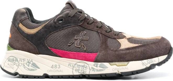 Premiata Mase sneakers met vlakken Bruin