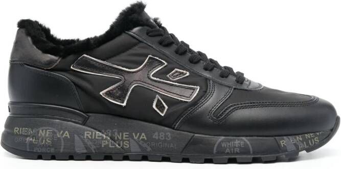 Premiata Mick sneakers met logopatch Zwart