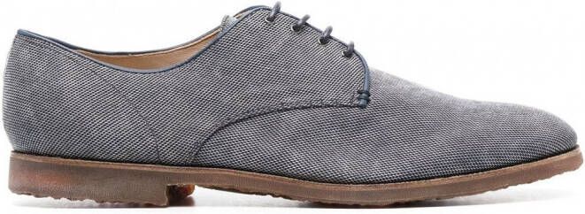 Premiata Oxford veterschoenen Blauw