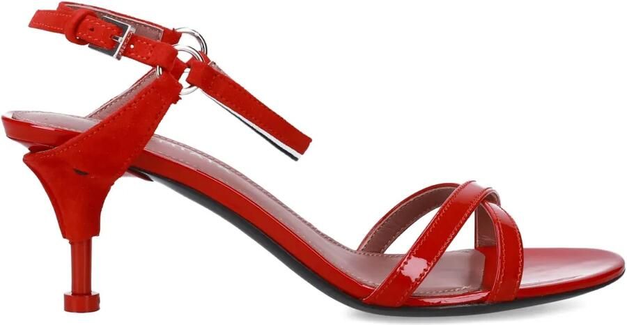 Premiata 60 mm sandalen met gekruiste bandjes Rood