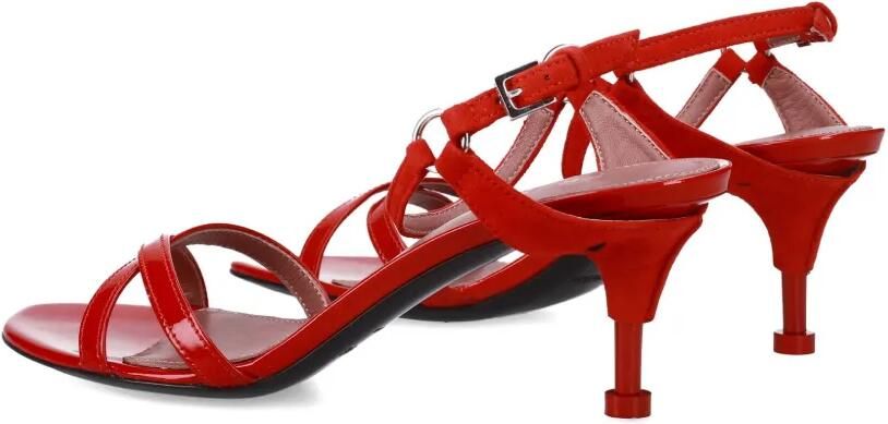 Premiata 60 mm sandalen met gekruiste bandjes Rood - Foto 5