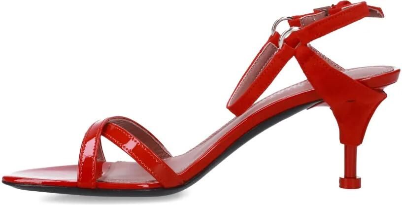 Premiata 60 mm sandalen met gekruiste bandjes Rood - Foto 4