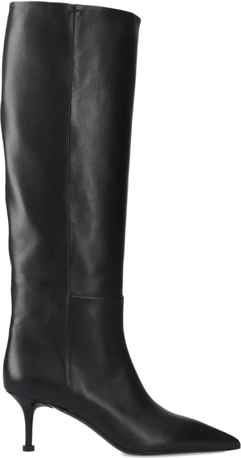 Premiata 65 mm laarzen met puntige neus en hak Zwart