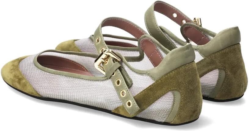 Premiata Ballerina's met gesp Beige - Foto 3