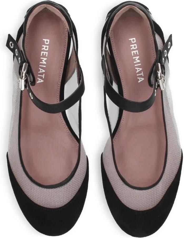 Premiata Ballerina's met gesp Zwart - Foto 2