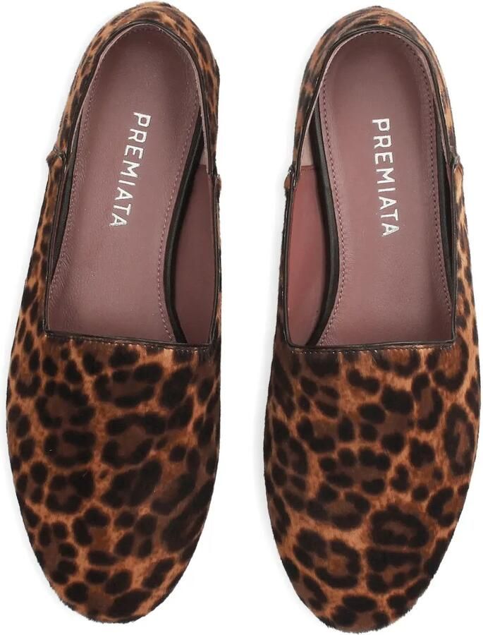 Premiata Ballerina's met luipaardprint Bruin - Foto 2
