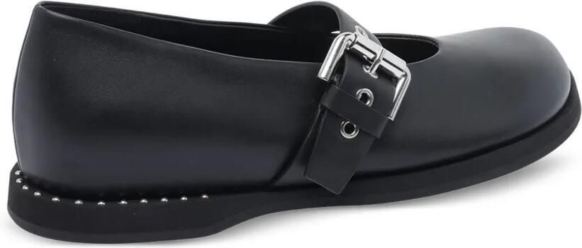 Premiata Ballerina's met ronde neus en gespdetail Zwart - Foto 4