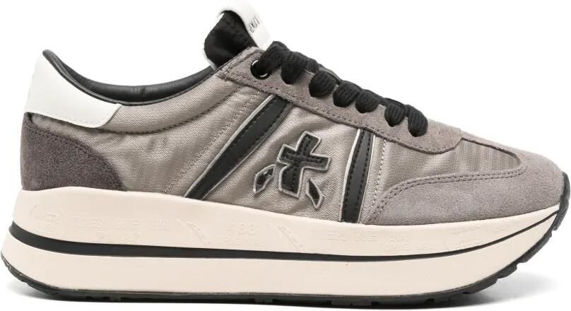 Premiata Beth sneakers met plateauzool Grijs