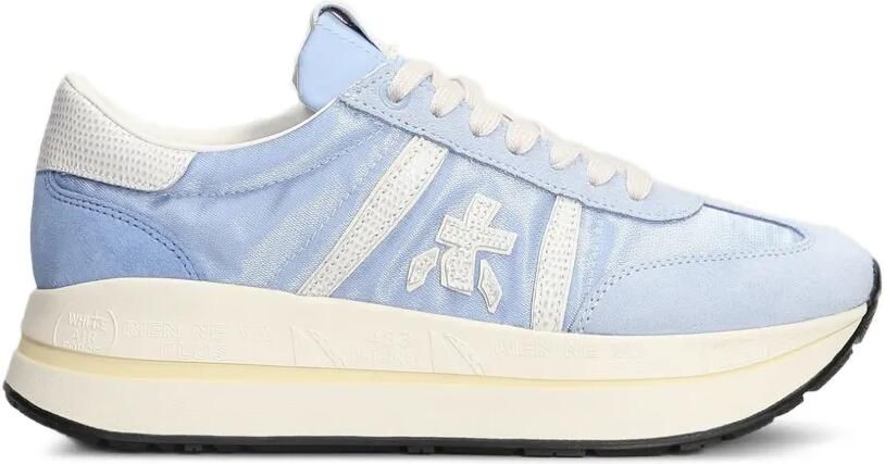 Premiata Bethcoin 8146 sneakers met vlakken en logopatch Blauw