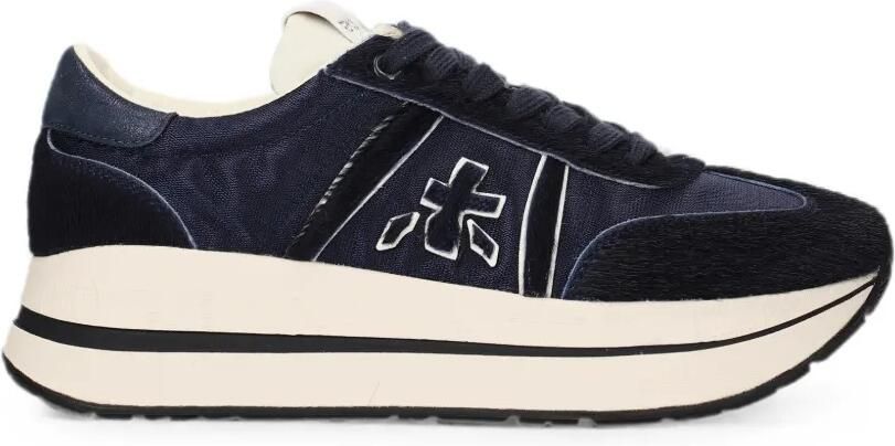 Premiata Bethcoin 8506 sneakers met platform Blauw