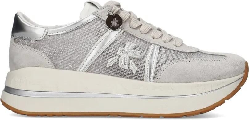 Premiata Bethcoin sneakers met plateauzool Beige