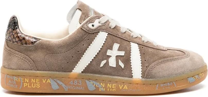 Premiata Bonnie sneakers met logopatch Beige