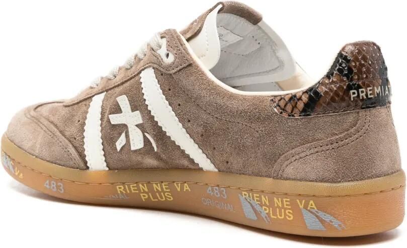 Premiata Bonnie sneakers met logopatch Beige - Foto 2