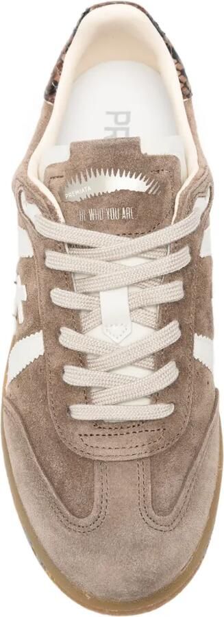 Premiata Bonnie sneakers met logopatch Beige - Foto 4
