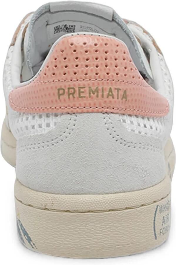 Premiata Bonnie suède sneakers met geperforeerde details Wit - Foto 2