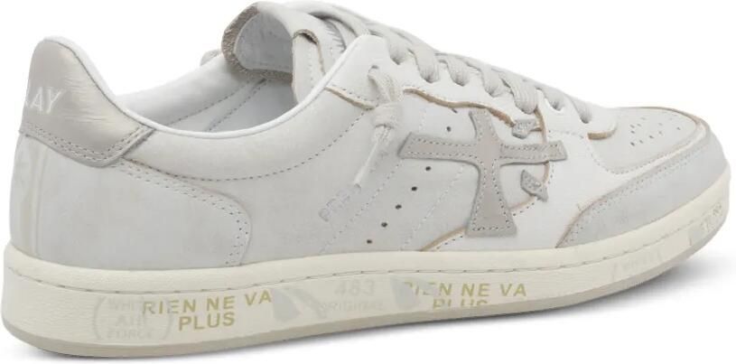 Premiata BSKT Clay 8447 sneakers met logo-patch Wit - Foto 4