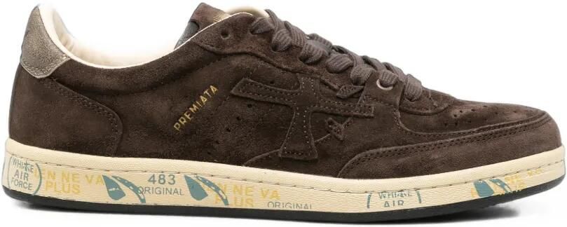 Premiata BSKT Clay suède sneakers Bruin