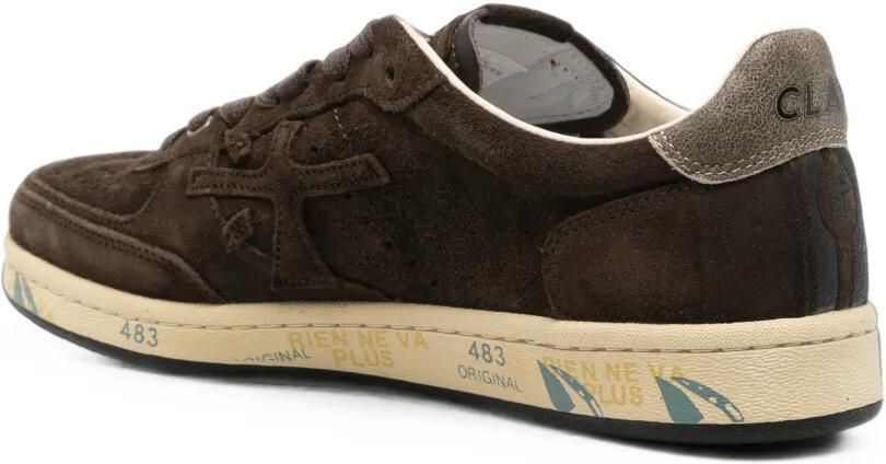 Premiata BSKT Clay suède sneakers Bruin - Foto 3