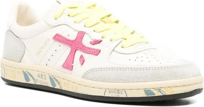 Premiata BSKTCLAD sneakers met applicatie Beige - Foto 3