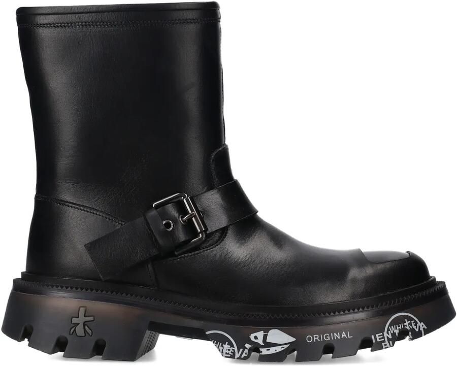 Premiata Camden 464 laarzen met gesp Zwart