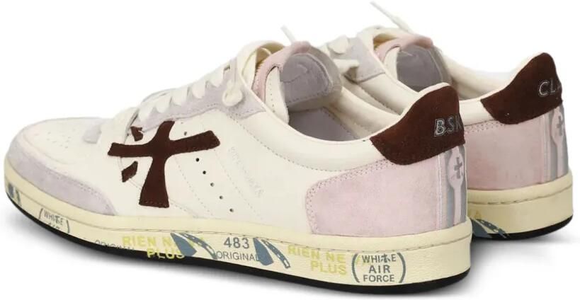 Premiata Clay sneakers met logopatch Beige - Foto 5
