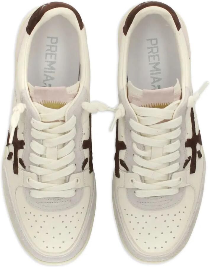 Premiata Clay sneakers met logopatch Beige - Foto 2