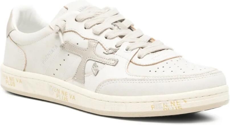 Premiata Clay sneakers met logopatch Beige - Foto 2