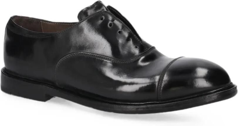 Premiata Cordovan leren Oxford schoenen Zwart - Foto 3