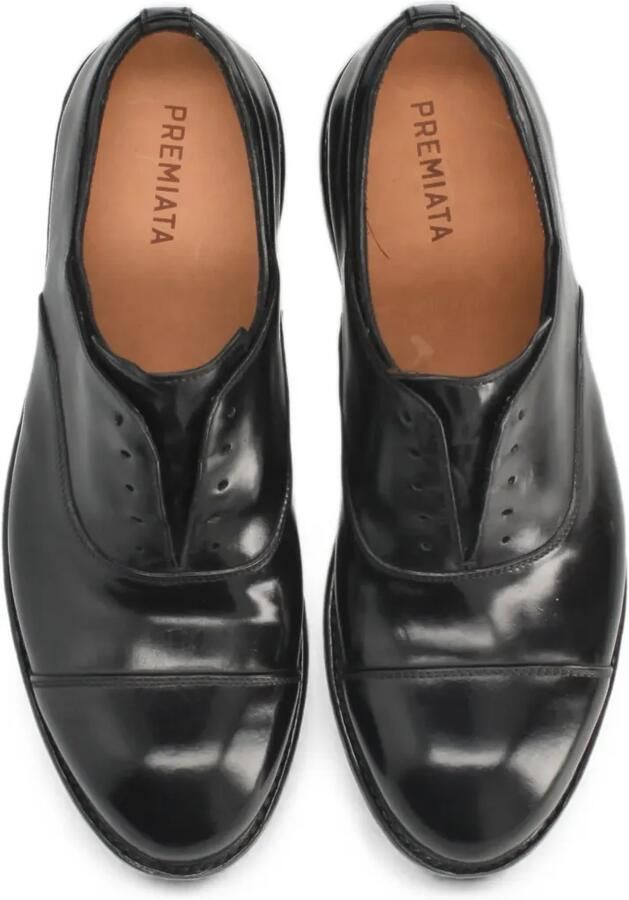 Premiata Cordovan leren Oxford schoenen Zwart - Foto 2