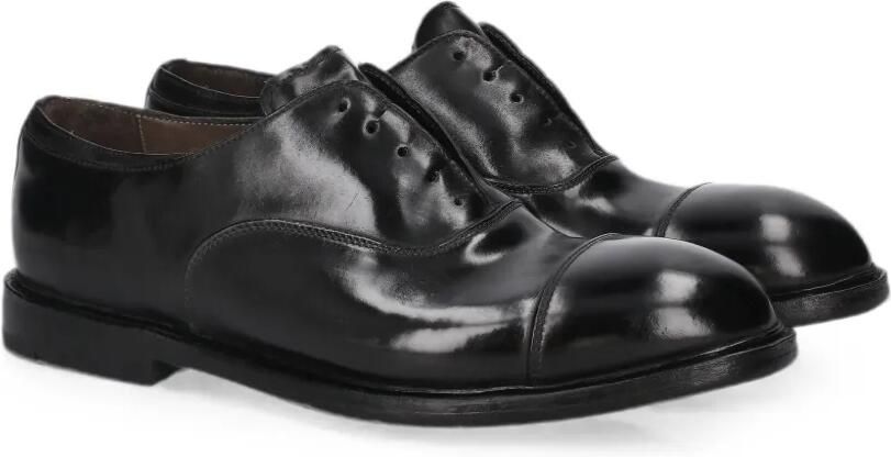 Premiata Cordovan leren Oxford schoenen Zwart - Foto 5