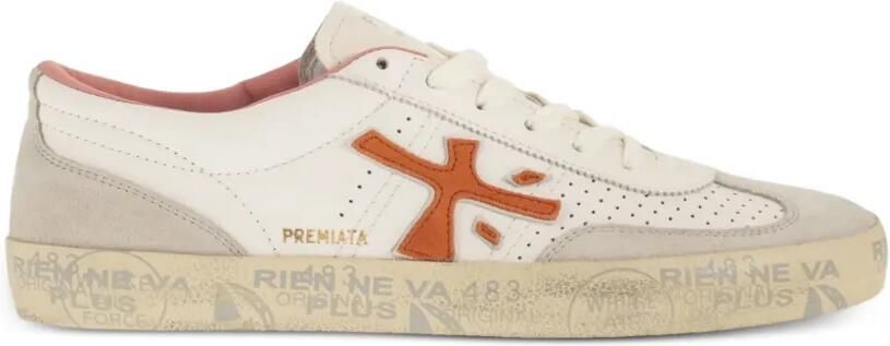 Premiata David 8097 leren sneakers Beige