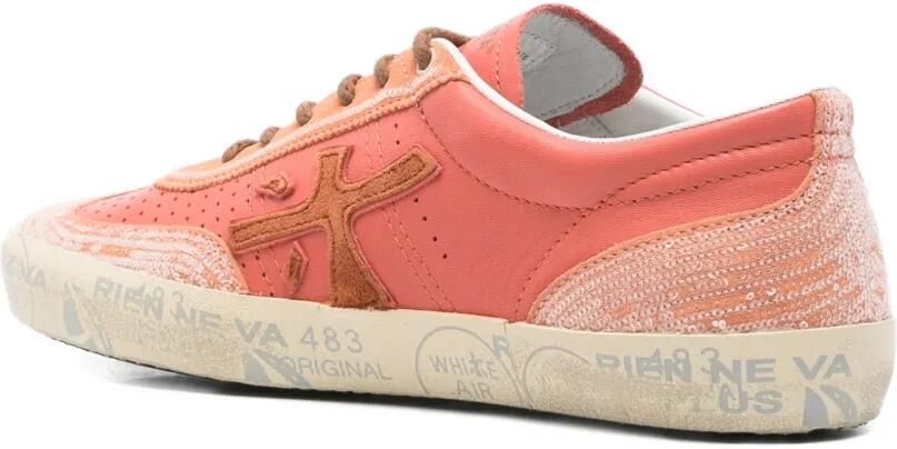 Premiata David sneakers met pailletten Oranje - Foto 2