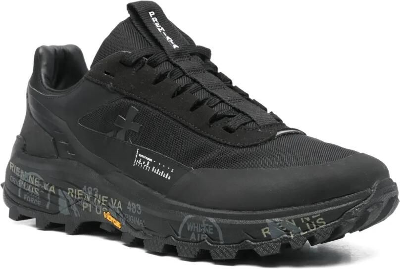Premiata Devin 433 sneakers met vlakken Zwart - Foto 2
