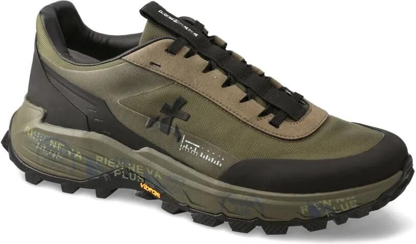 Premiata Devin sneakers met logopatch Groen - Foto 4