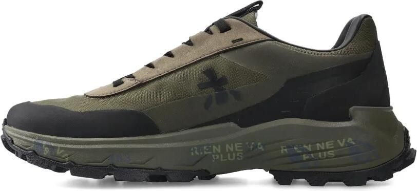 Premiata Devin sneakers met logopatch Groen - Foto 5