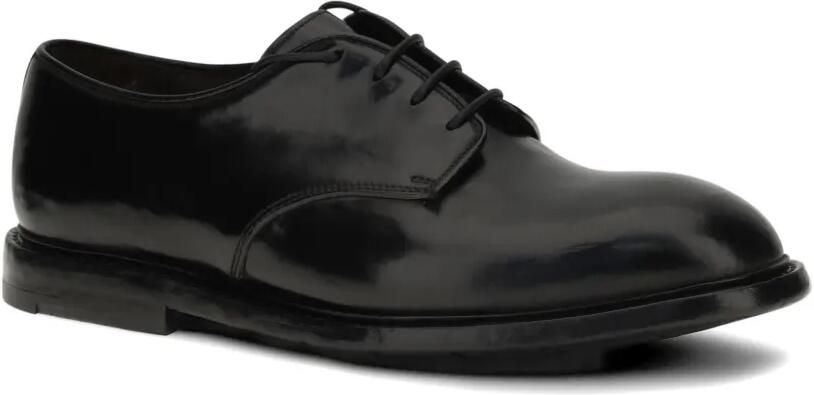 Premiata Gelakte derby schoenen Zwart - Foto 2