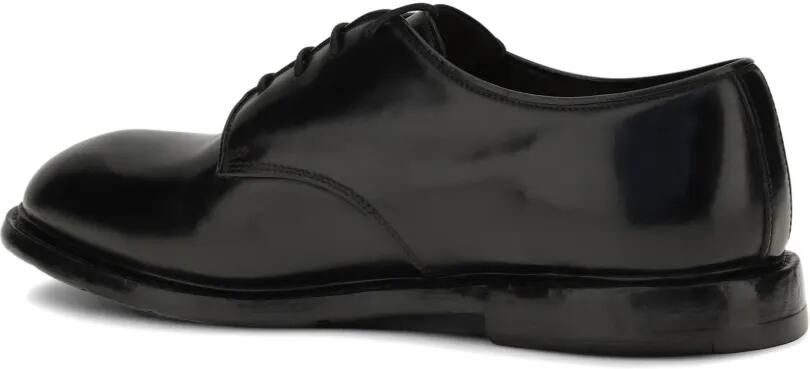 Premiata Gelakte derby schoenen Zwart - Foto 4