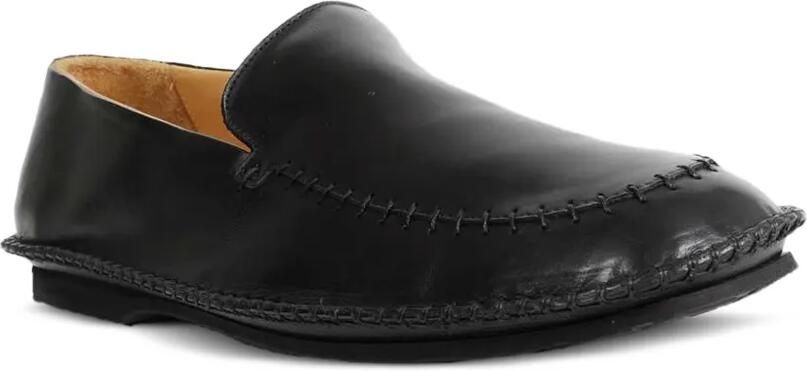 Premiata Gestructureerde leren loafers Zwart - Foto 3
