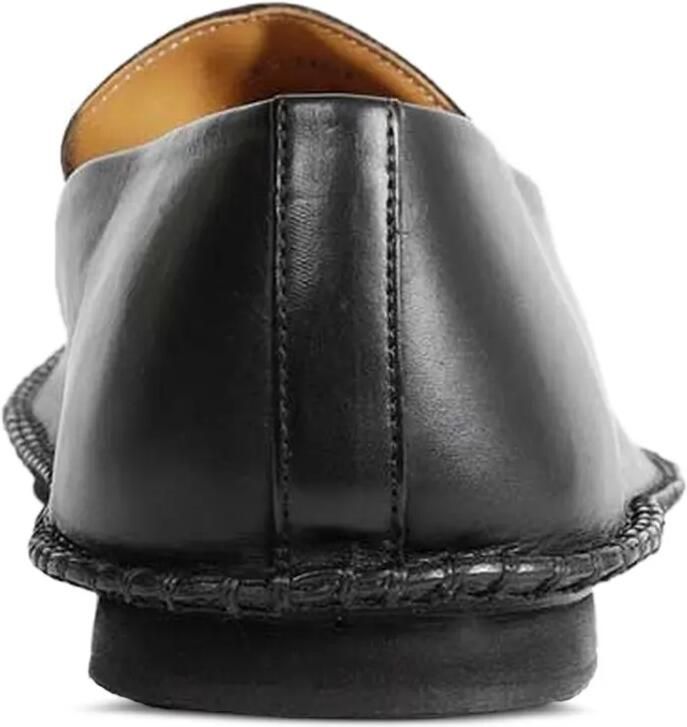 Premiata Gestructureerde leren loafers Zwart - Foto 2