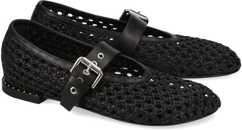 Premiata Geweven ballerina's Zwart - Foto 2