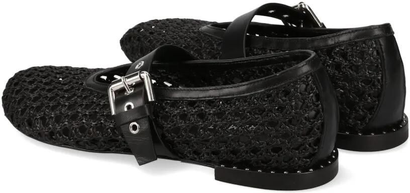 Premiata Geweven ballerina's Zwart - Foto 4