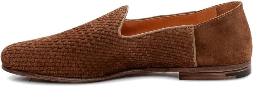 Premiata Geweven suede loafers Bruin - Foto 3